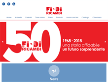 Tablet Screenshot of fidiricambi.com